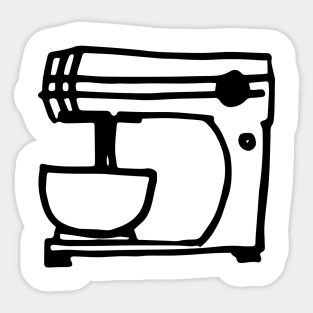 Hand Drawn Mixer Sticker